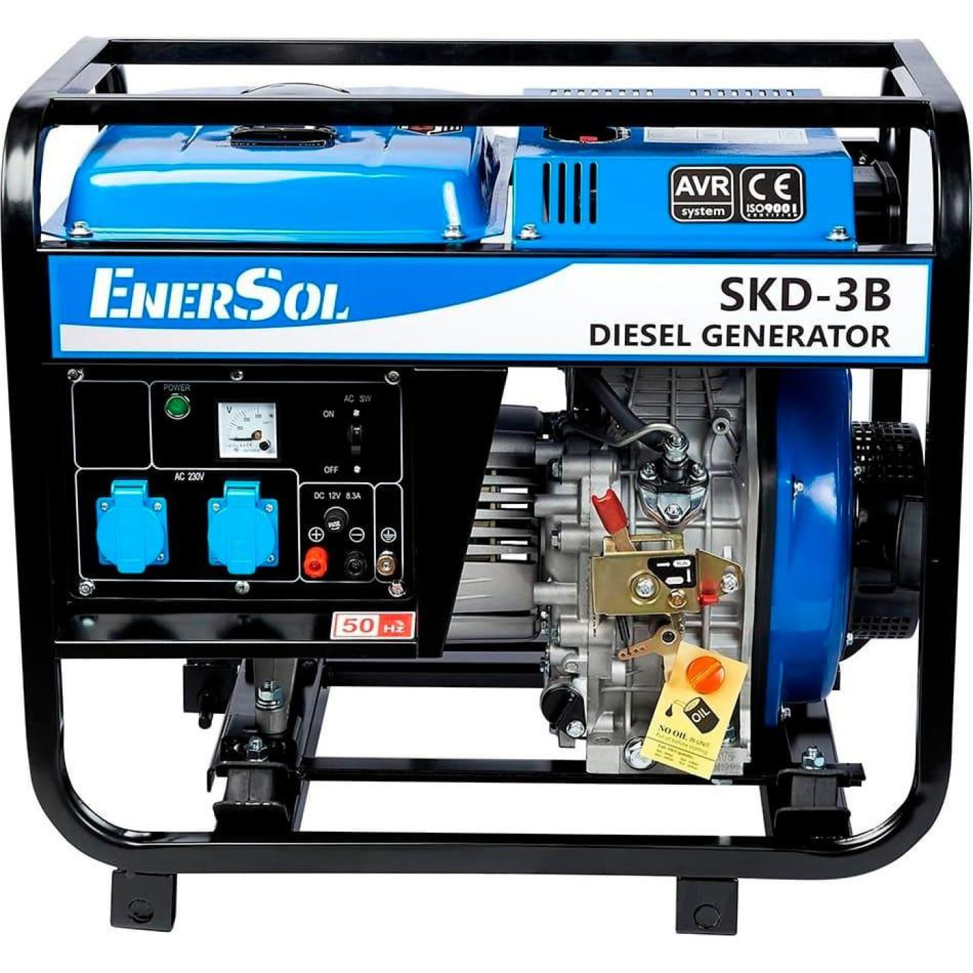 Генератор Синхронний Enersol 3,0 kW / 2800 Вт / Дизель (SKD-3B)