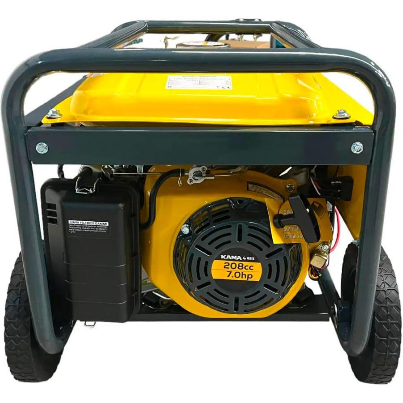 Генератор Синхронный KAMA KGL3500CE, 230V, 50Hz, 2.8kW, 3.5KVA, 15L / 2500 Вт / Бензин (KGL3500CE)