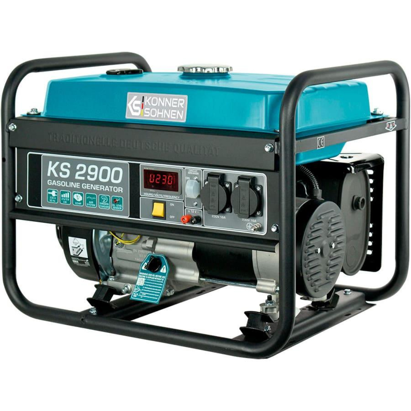 Генератор Синхронный Konner&Sohnen KS 2900 41.5кг 2900 Вт / 2500 Вт / Бензин (KS2900)