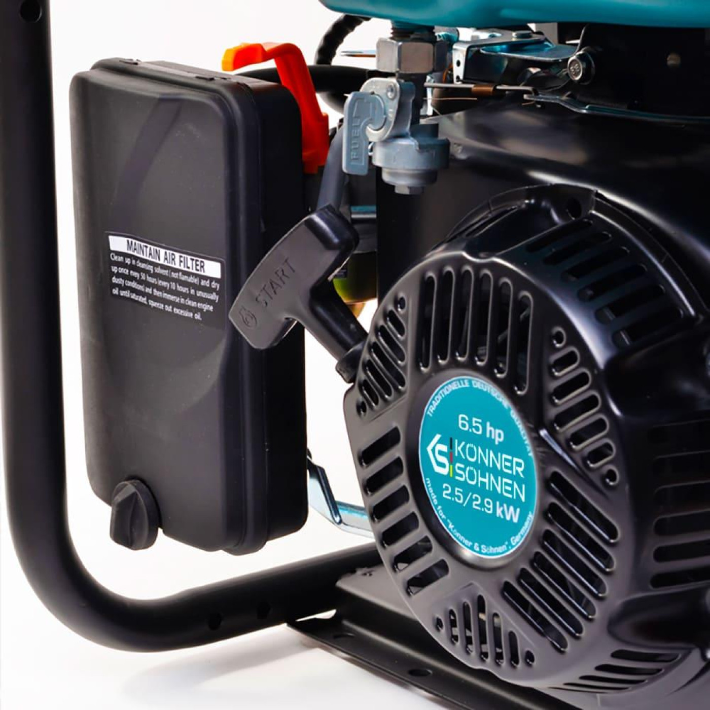 Генератор Инверторний Konner&Sohnen KS 2900G 43кг 2900 Вт / 2500 Вт / Газ + бензин (KS2900G)