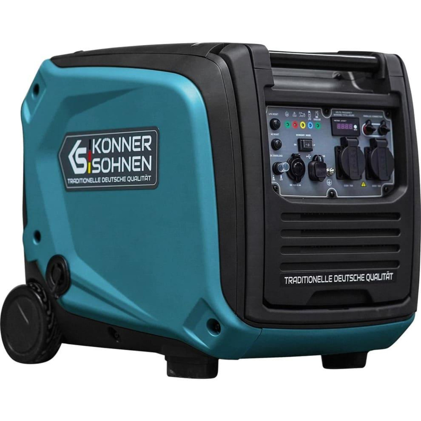 Генератор Инверторный Konner&Sohnen KS 4000iEG S, 230В, 4.0кВт, електростартер, 40кг / 3500 Вт / Газ + бензин (KS4000IEGS)
