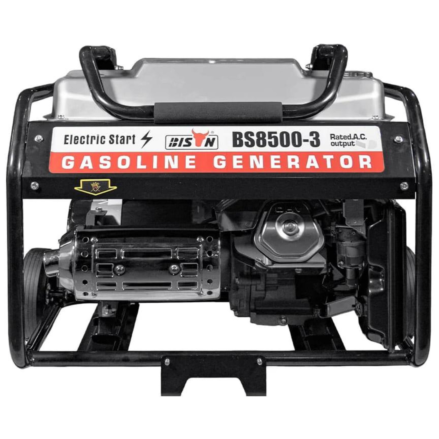 Генератор Синхронный Bison 6 кВт BS8500-3 / 6000 Вт / Бензин (41-00408)