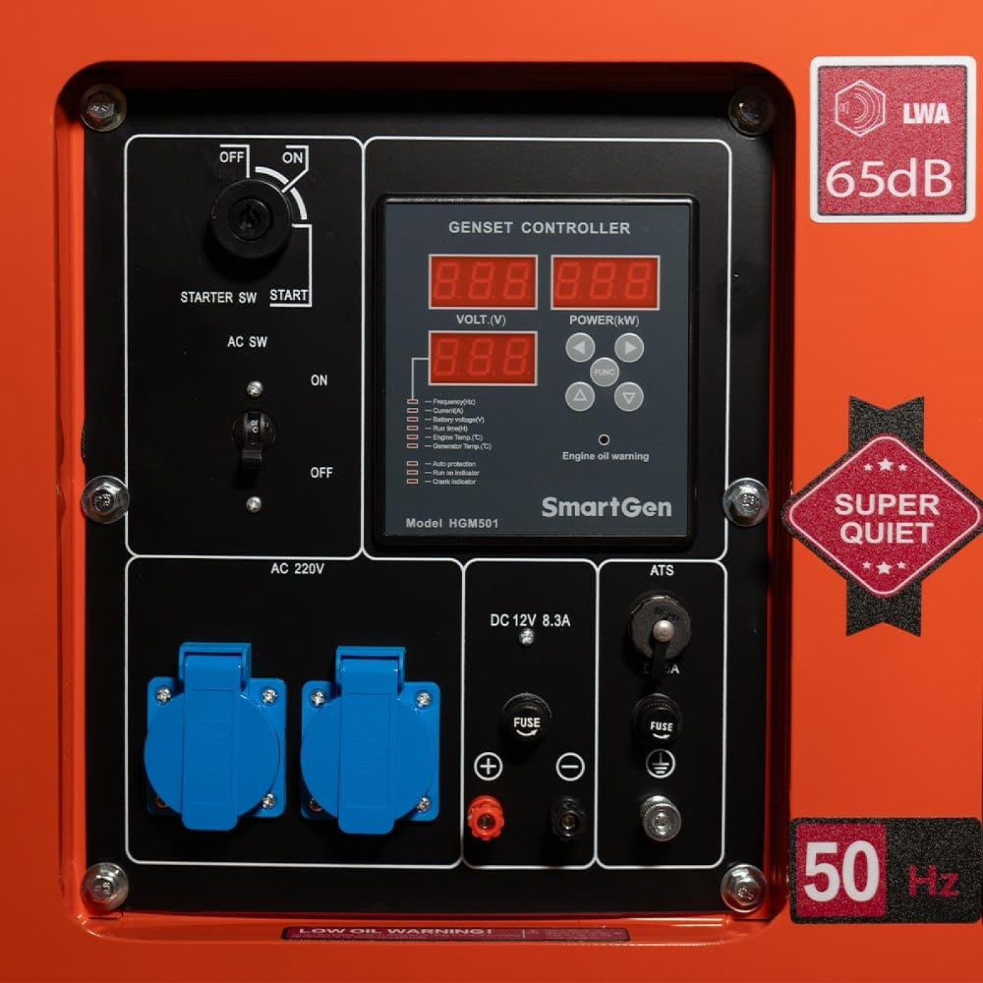 Генератор Синхронный Bison 4.2 кВт BS8500QQ / 4200 Вт / Дизель (41-00410)