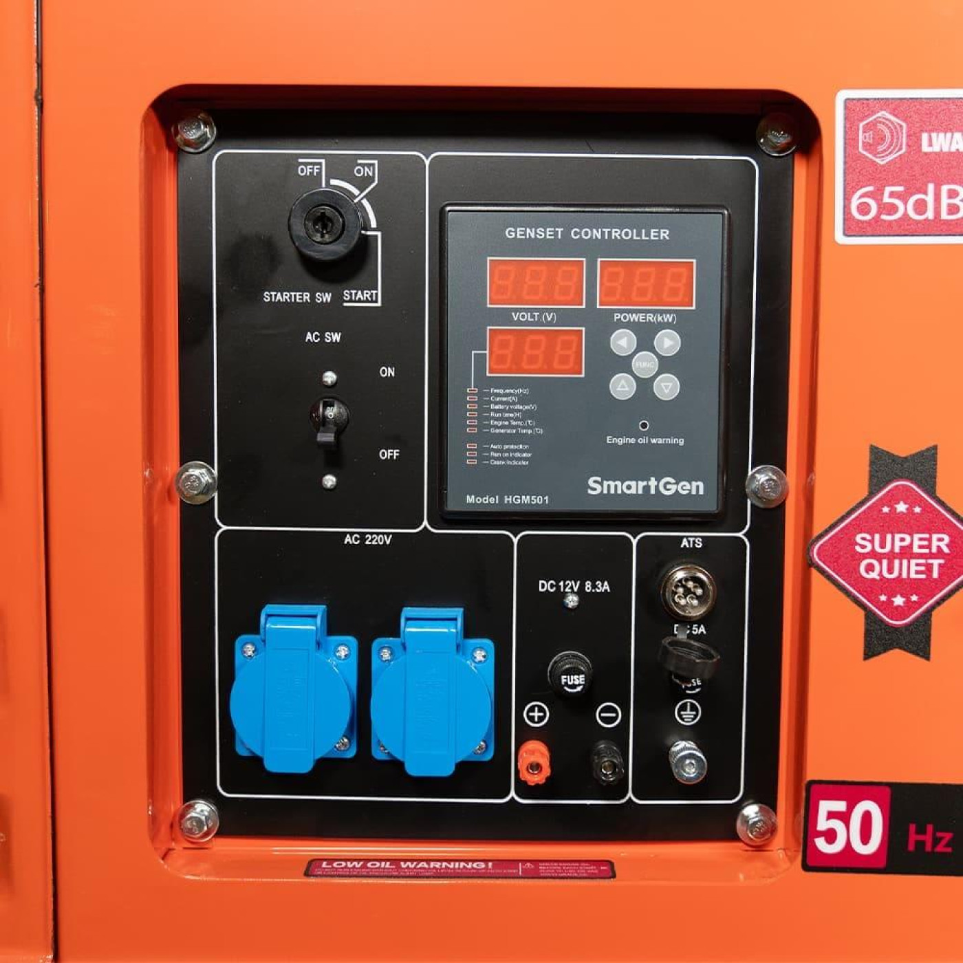 Генератор Синхронный Bison 5.5 кВт BS9500QQ / 5500 Вт / Дизель (41-00411)