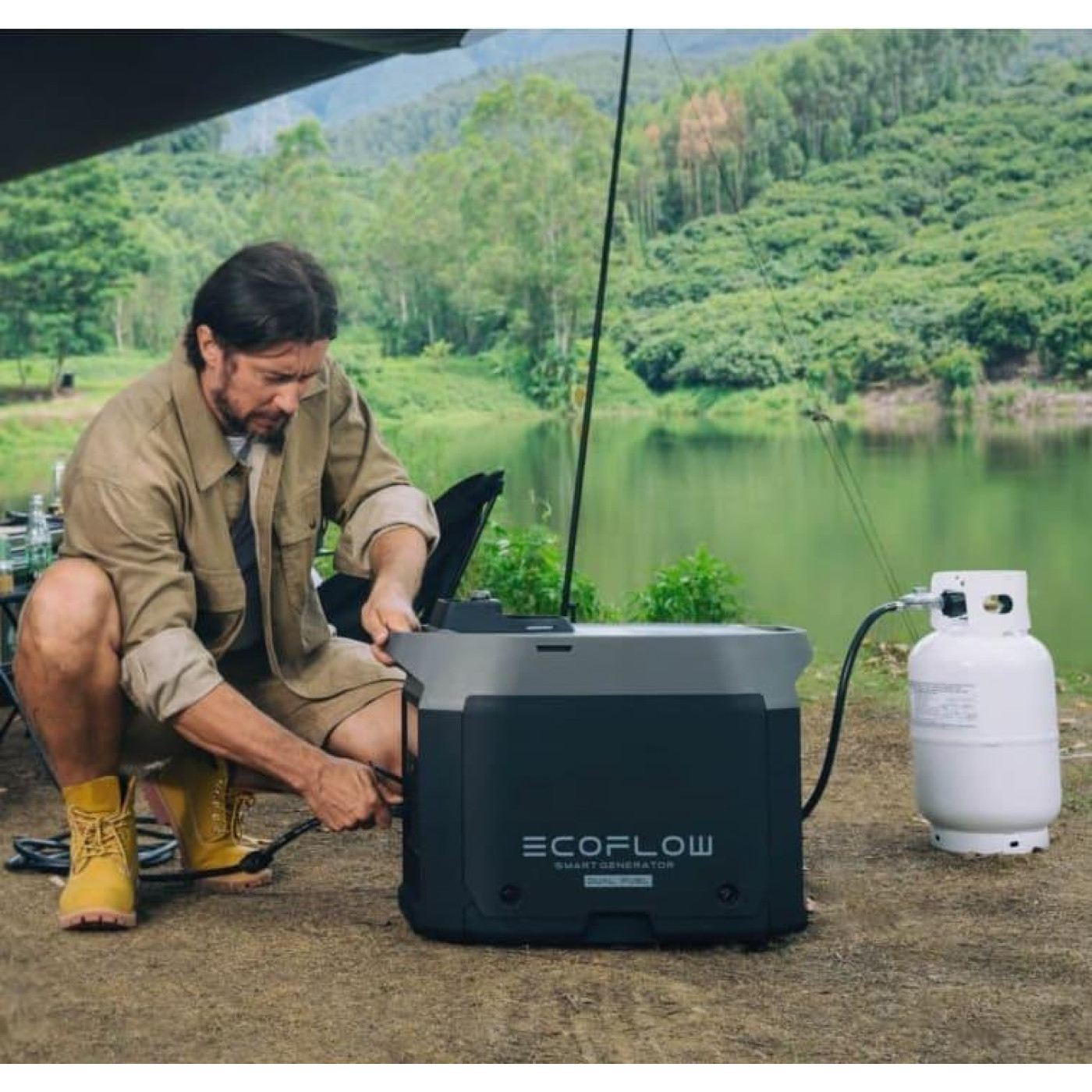 Генератор Инверторний EcoFlow Smart Gas Dual Fuel / 1800 Вт / Газ + бензин (GasEBDUAL-EU)