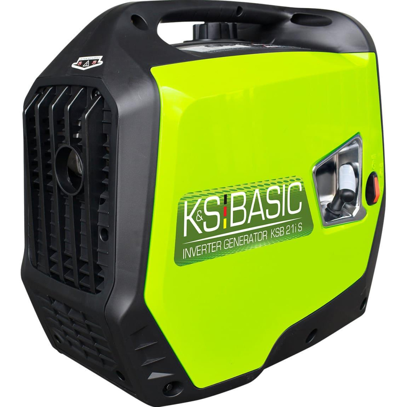 Генератор Инверторный Konner&Sohnen KSB 21i S, 230В, 2.0кВт, ручний запуск, 21кг / 1800 Вт / Бензин (KSB21IS)