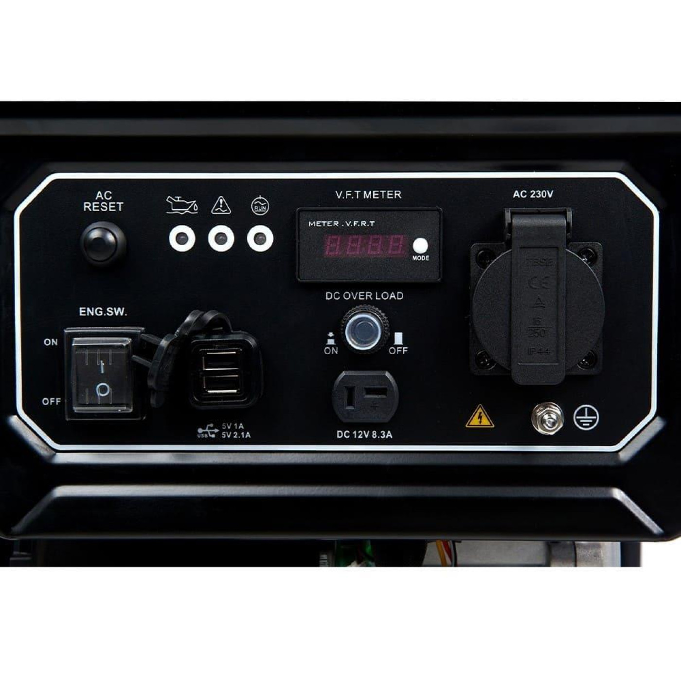 Генератор Enersol EnerSol, 230В, 1 фаза, 3/3.3кВт, ручний стартер, 25кг / / (EPG-3300IO)