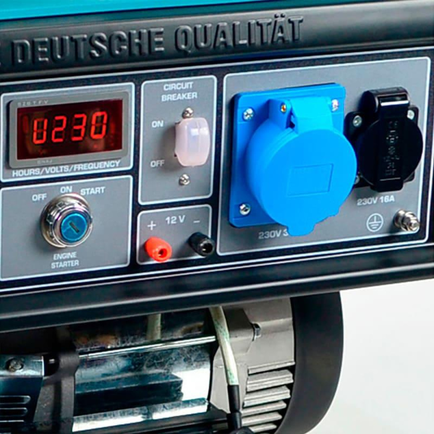 Генератор Синхронный Konner&Sohnen KS 7000E, 230В, 5.5кВт, електростартер, 76.2кг / 5000 Вт / Бензин (KS7000E)
