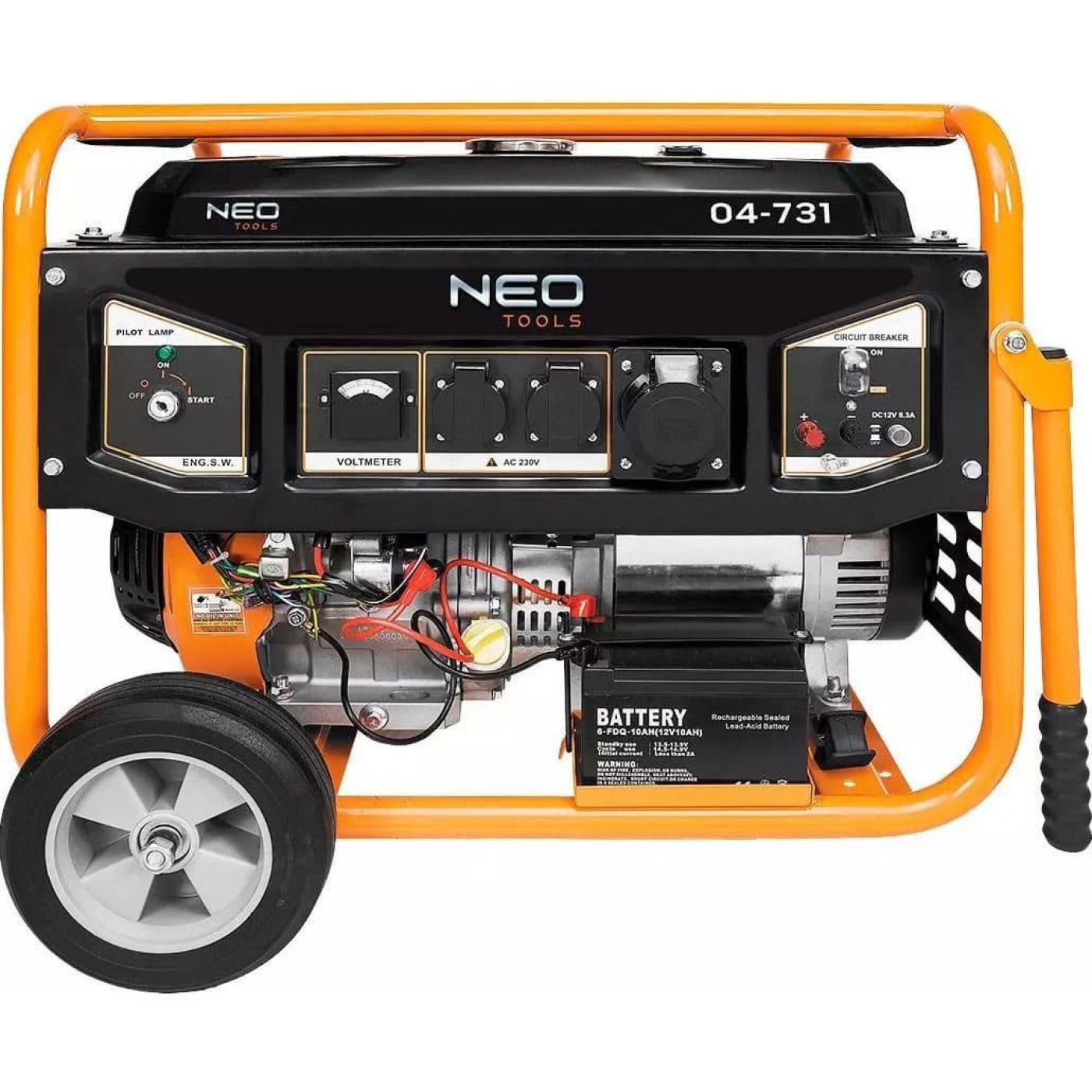 Генератор Синхронний Neo Tools / 2800 Вт / Бензин (04-731)