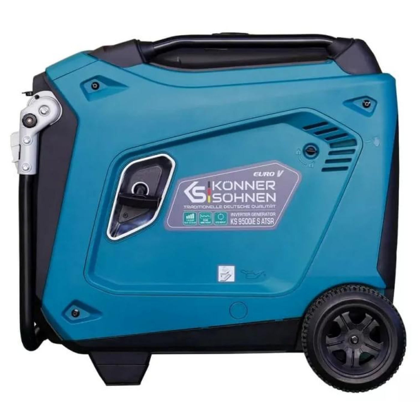 Генератор Инверторный Konner&Sohnen KS 9500iE S ATSR 230В/400В, ATS, 9.0-9.5кВт, електростартер, пульт, 18.5кг / 9000 Вт / Бензин (KS9500IESATSR)