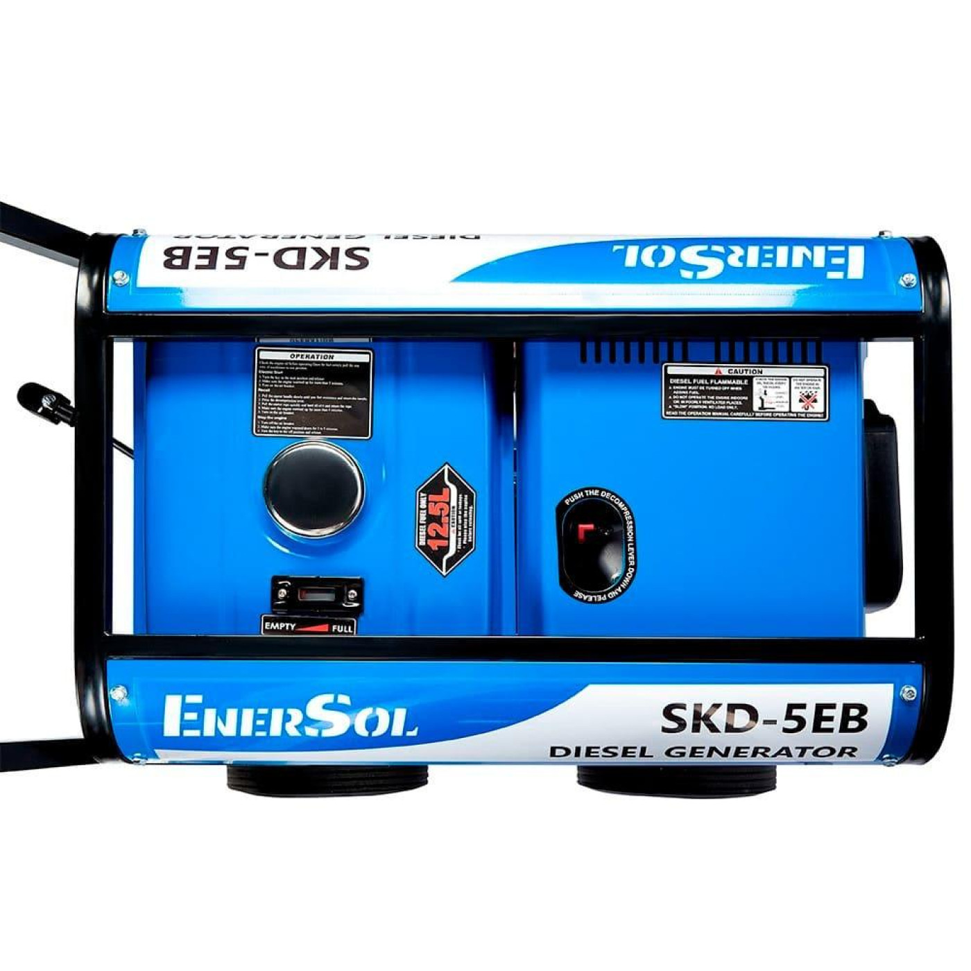 Генератор Enersol EnerSol, 230В, 1 фаза, 4.6/5кВт, електростартер, 111кг / / (SKD-5EB)