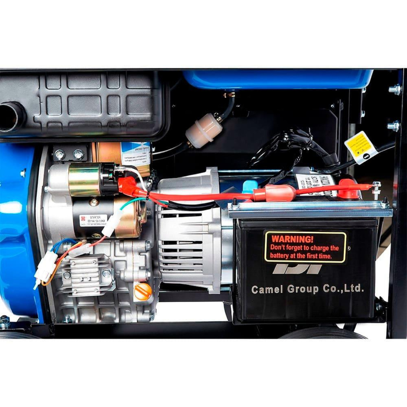 Генератор Enersol EnerSol, 230В, 1 фаза, 4.6/5кВт, електростартер, 111кг / / (SKD-5EB)