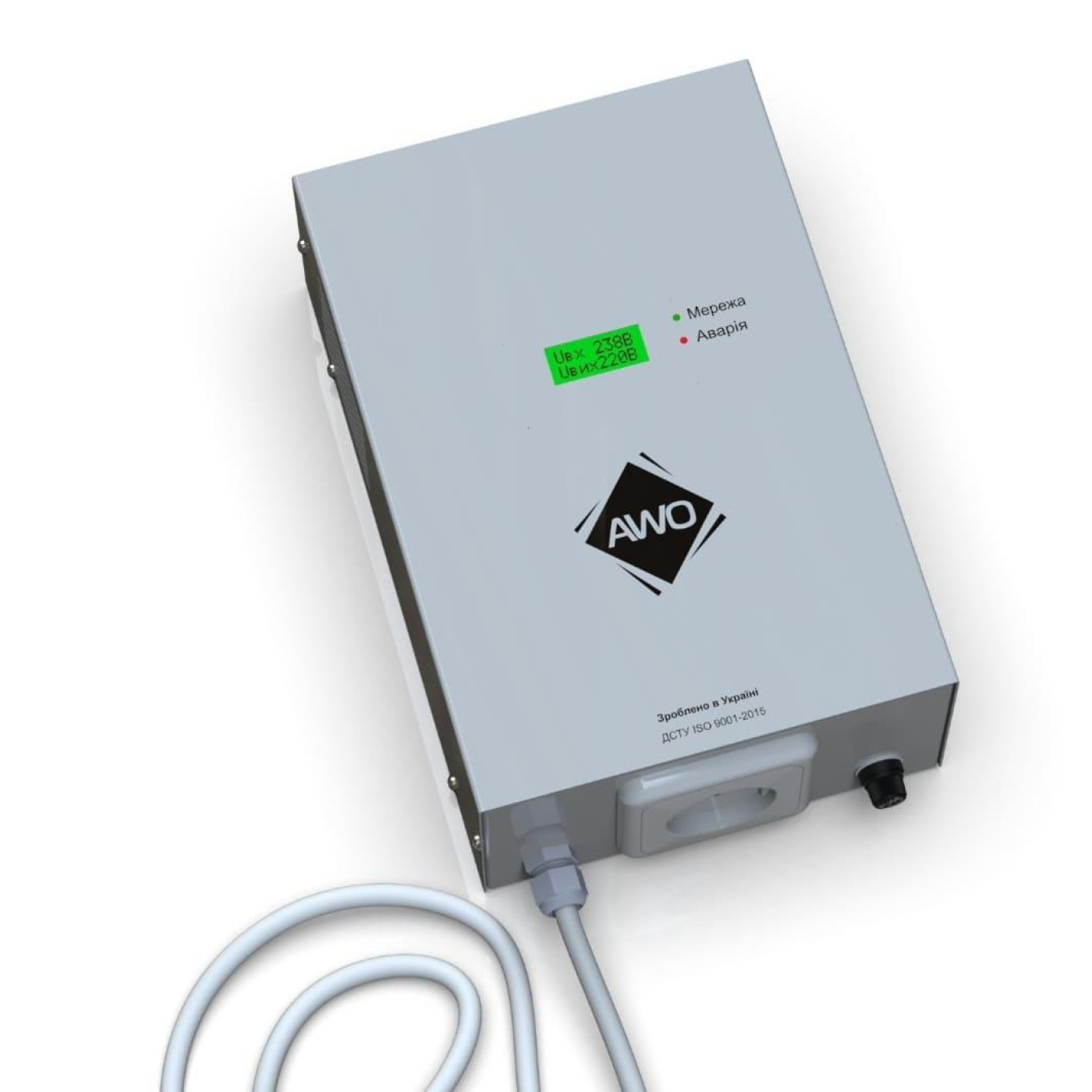 Стабилизатор напряжения Awattom - 2.2кВт, однофазний (AWATTOM-2.2)