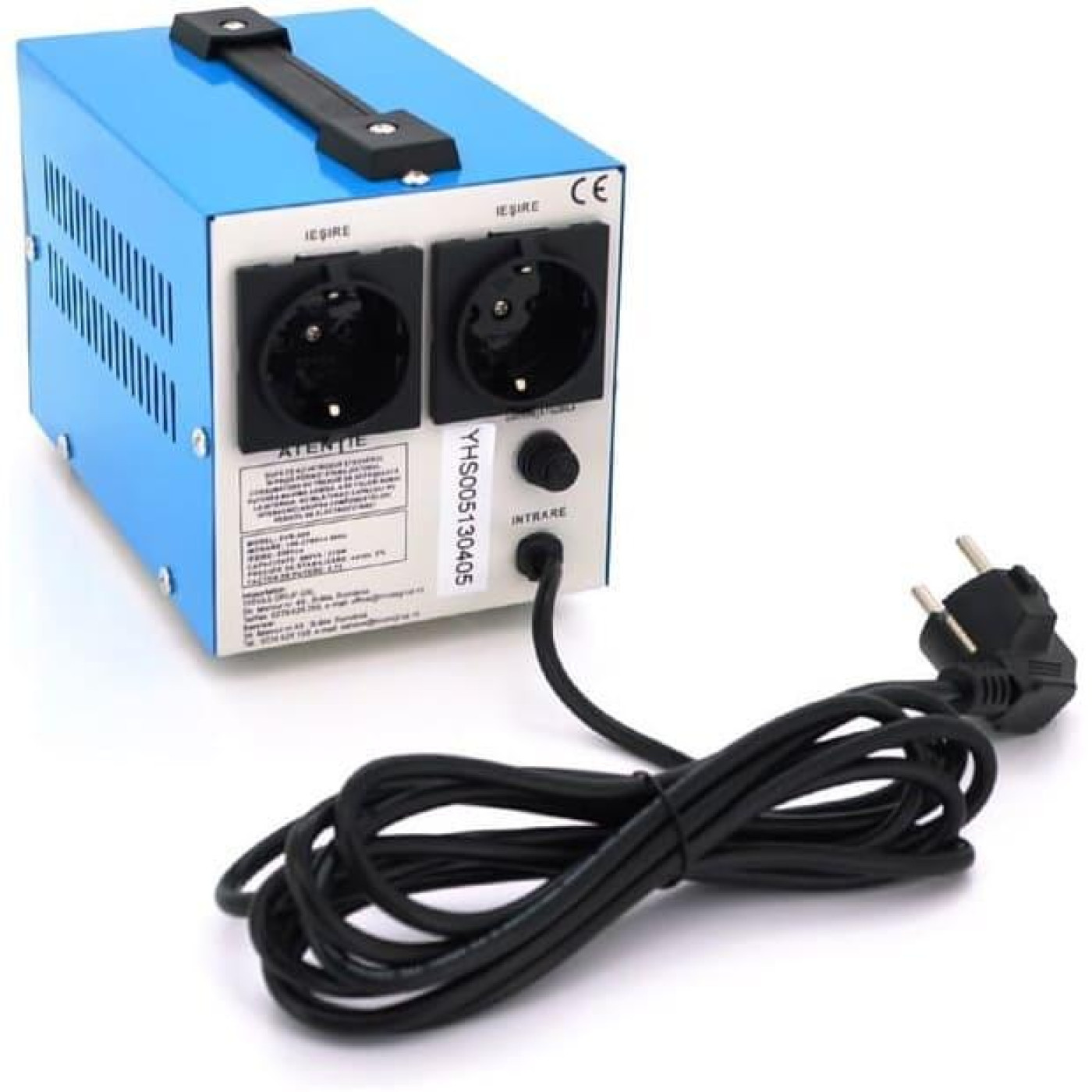 Стабілізатор напруги Westech SVR-500VA/375W однофазний, напольного монтажа, LED дисплей, DC150-270V, AC230±8 (WS-SVR-500)