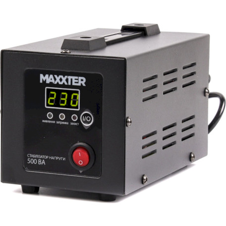 Стабілізатор напруги Maxxter MX-AVR-E500-01 500VA (MX-AVR-E500-01)