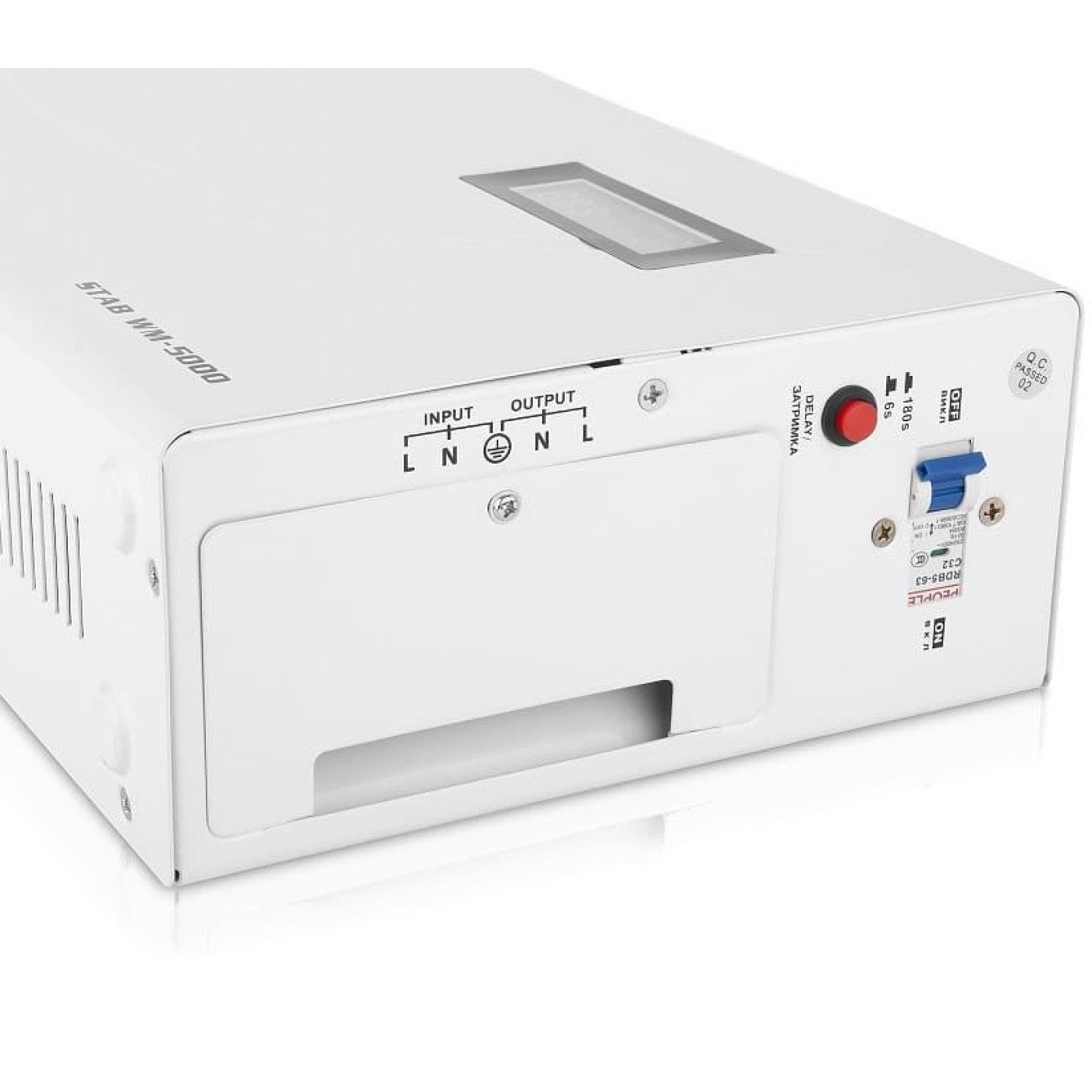 Стабилизатор напряжения Real-EL Stab WM-5000 4000 Вт (EL122400014)