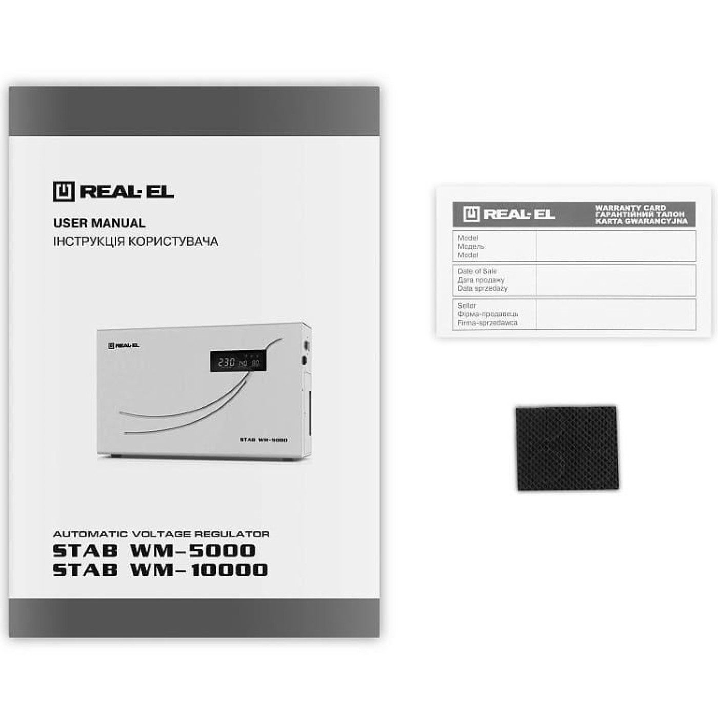 Стабилизатор напряжения Real-EL Stab WM-5000 4000 Вт (EL122400014)