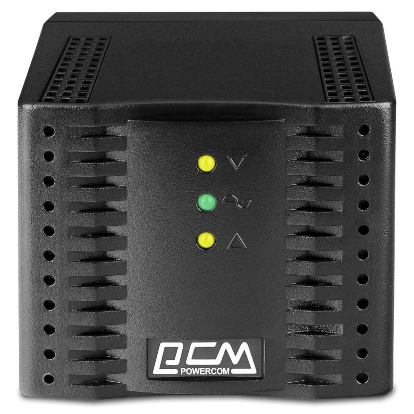 Стабілізатор напруги Powercom TCA-3000 Black, 3000VA, 1500W, входное напряжение 220V+/-20%, 1 розетка (Schuk 1500 Вт (TCA-3K0A-6GG-2261)