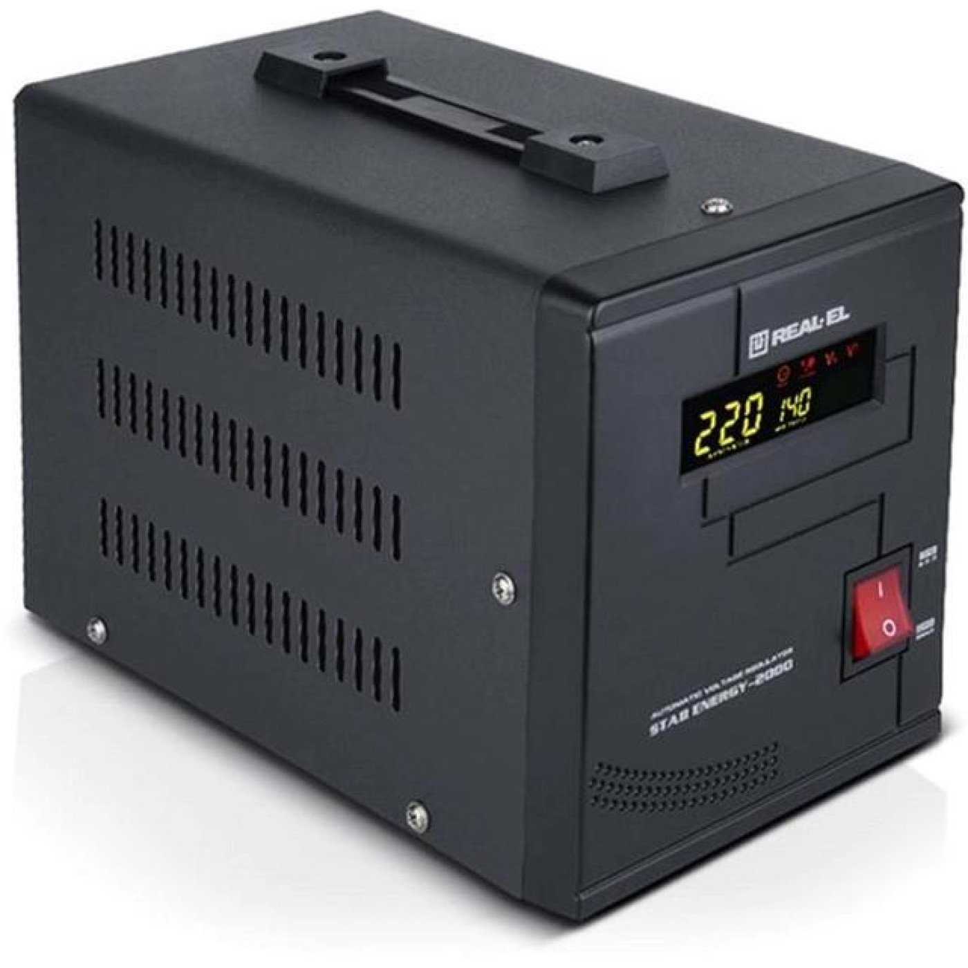 Стабилизатор напряжения Real-EL Stab Energy-2000 Black 1600 Вт (EL122400013)