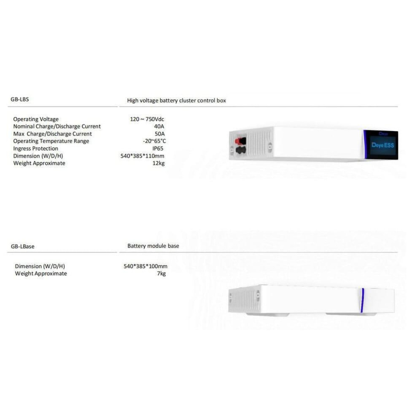 BMS контроллер Deye GB-SL +Base forAIO (GBLB)