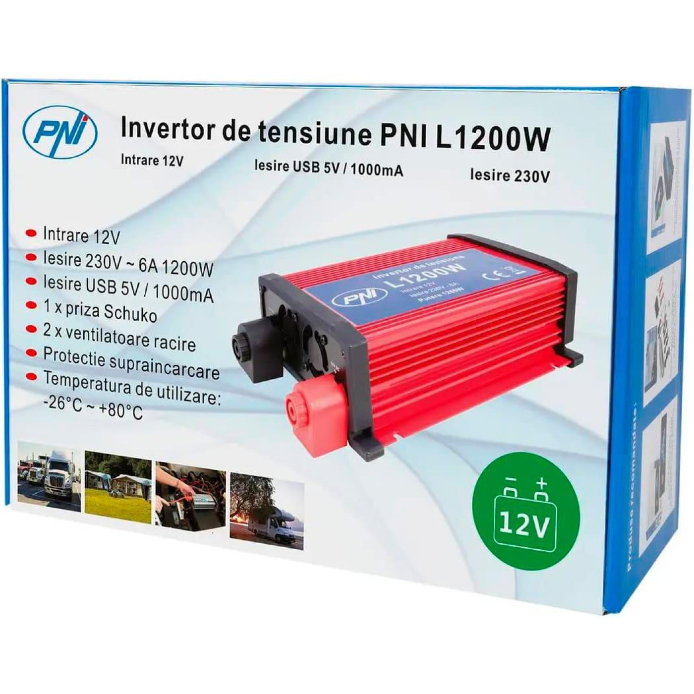 Інвертор напруги PNi H1200W12 1200W