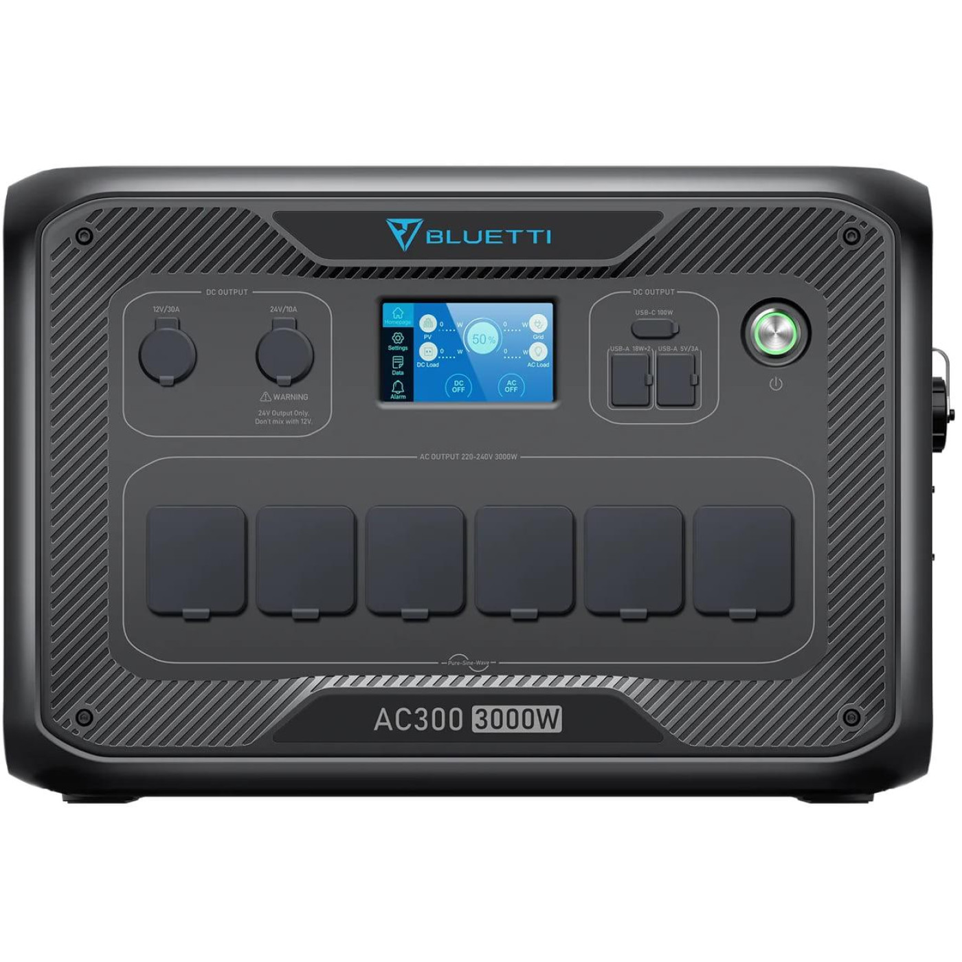 Інвертор BLUETTI AC300 без акумулятора 3000 Вт (AC300)