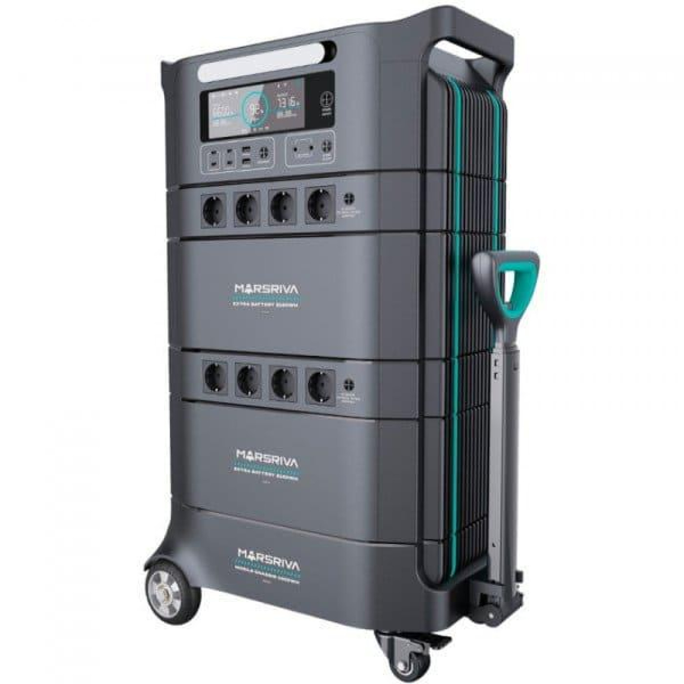 Инвертор Marsriva HES модуль инвертора заряднои станции 2200Вт, 4xAC, LiFePO4 (H1500_MARSRIVA)