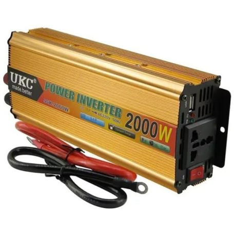 Інвертор Voltronic 12V/220V 2000ВА(1200Вт), approximate sinusoid 1200 Вт (YT-2000W-CI12V)