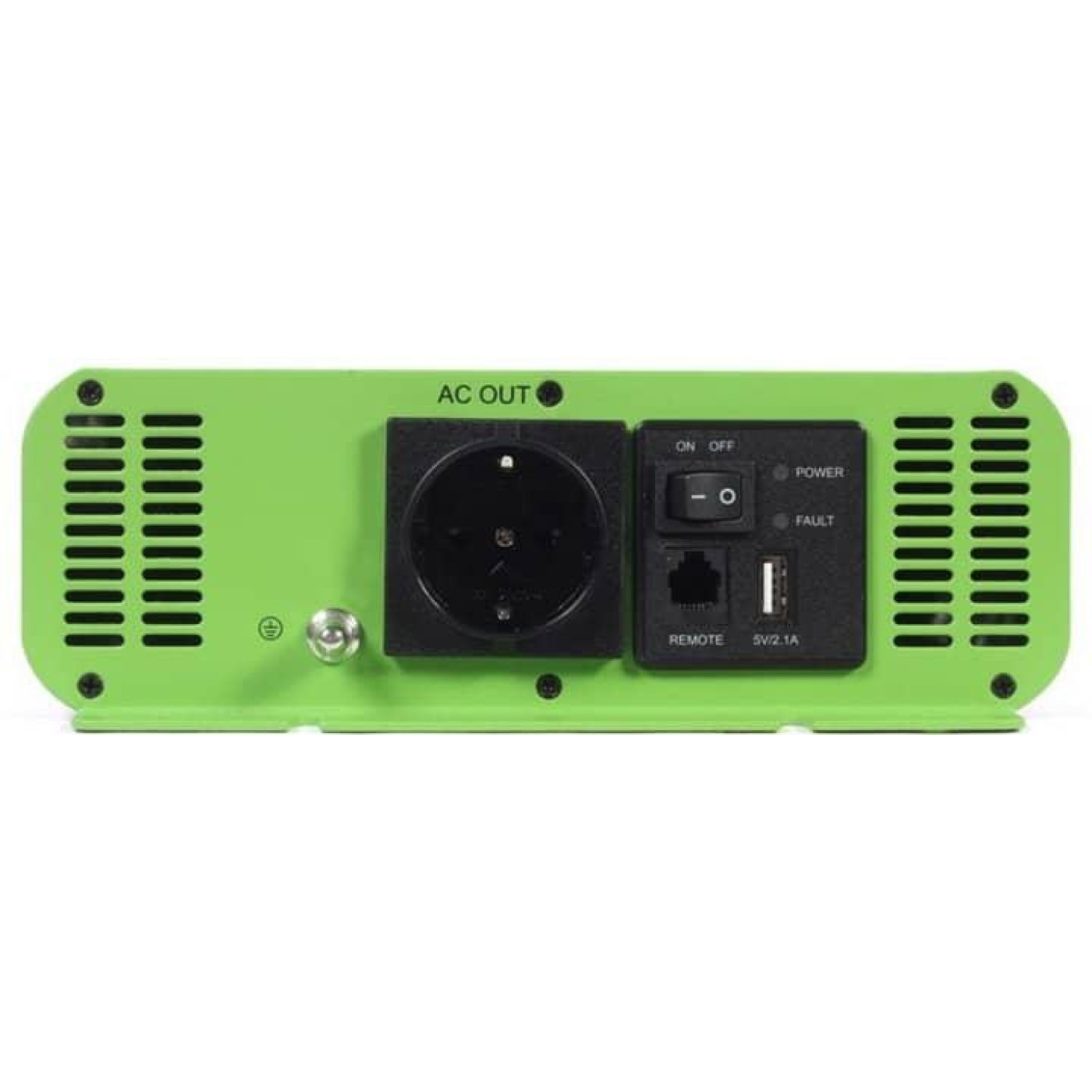 Інвертор EnerGenie 12V/230V 1000W (2000W peak power) чиста синусоїда (EG-PWC-PS2000-01 1000 Вт (EG-PWC-PS2000-01)