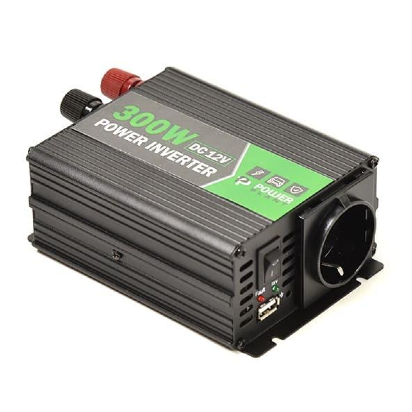 Інвертор PowerPlant HYM300-122, 12V 300 Вт (KD00MS0001)