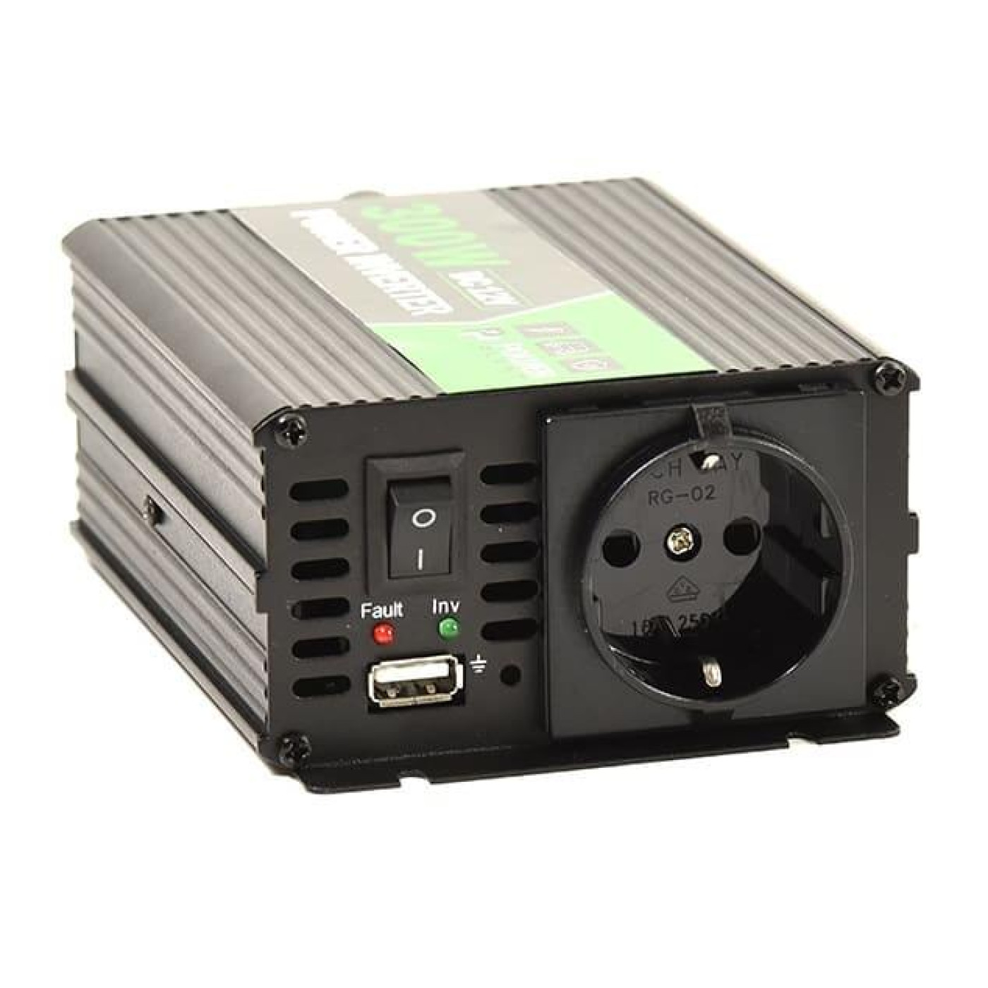 Інвертор PowerPlant HYM300-122, 12V 300 Вт (KD00MS0001)
