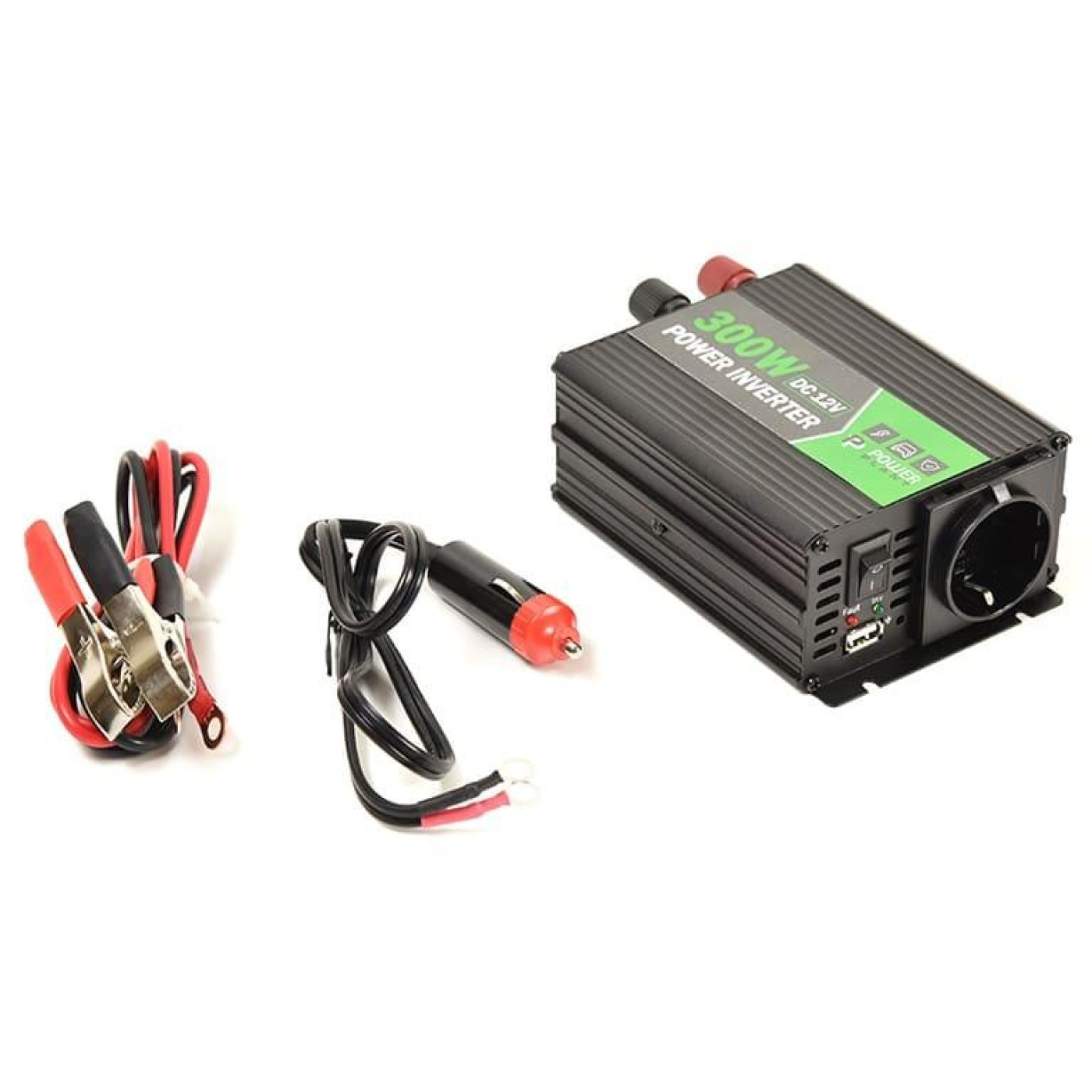 Інвертор PowerPlant HYM300-122, 12V 300 Вт (KD00MS0001)