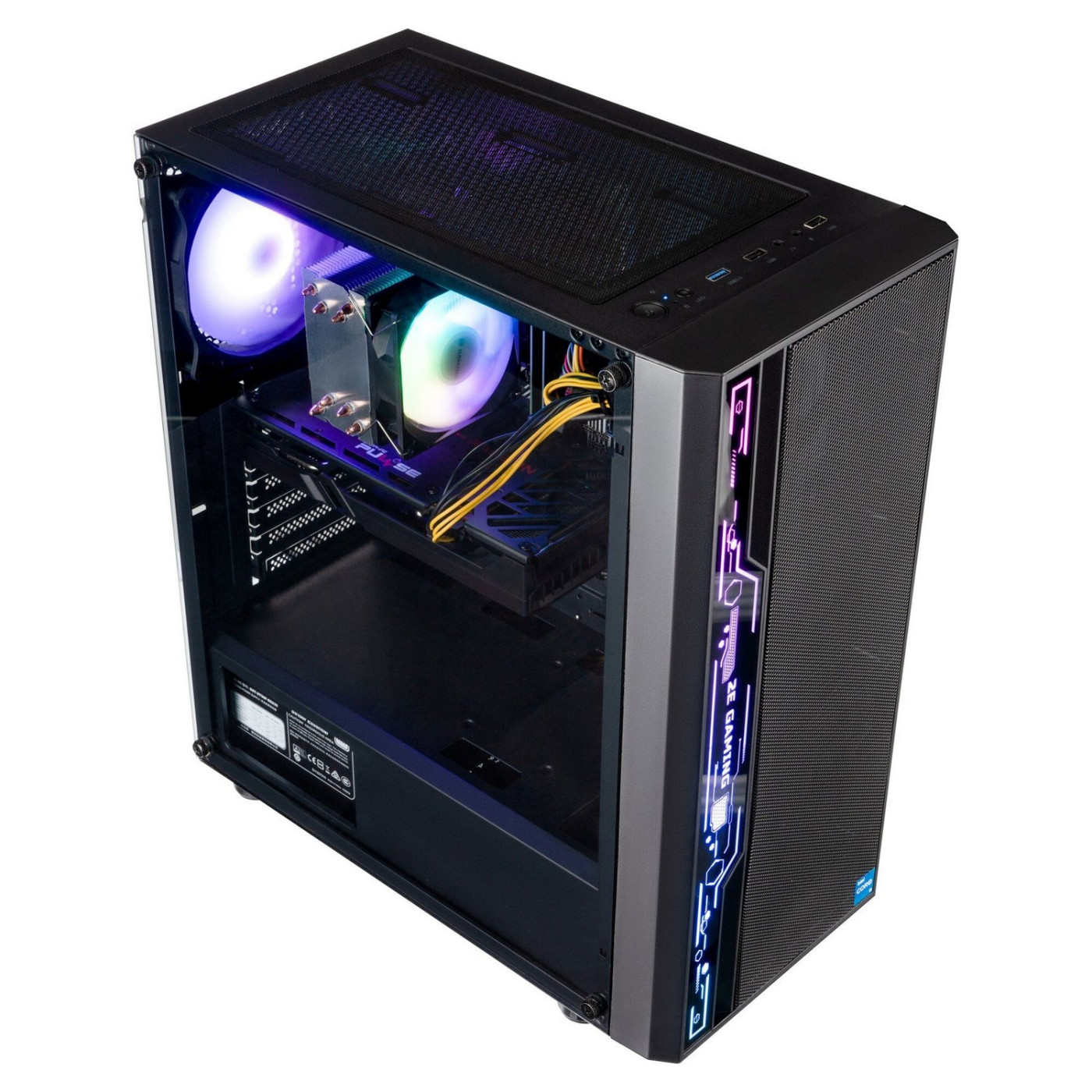 Системний блок 2E Complex Gaming Intel i5-11400F/H510/16/480F+1000/RX6600XT-8/FreeDos/G2052/ (2E-4065)