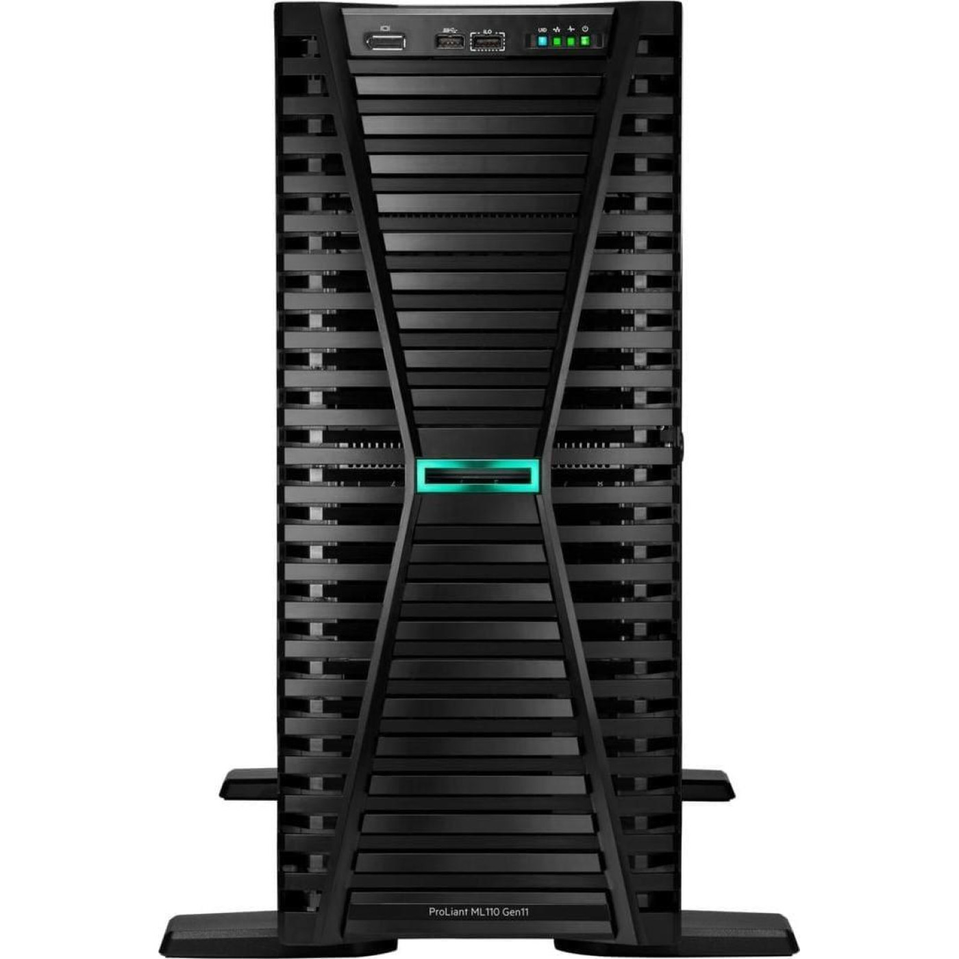 Сервер HPE ProLiant ML110 Gen11 4LFF,2x4510 Xeon-S (2.4GHz/12-core/150W), 2x32GB DDR5, Intel VROC SATA, 2x1GbE, 2x1000W (P77234-425_ver.2)