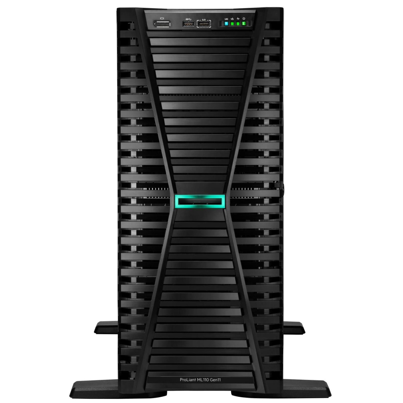 Сервер HPE ProLiant ML110 Gen11 4LFF Hot P, 4514Y Xeon-S (2.0GHz,16-core,150W),32GB DDR5, Intel VROC SATA, 2x1GbE, 2x1000W (P77234-425_ver.3)
