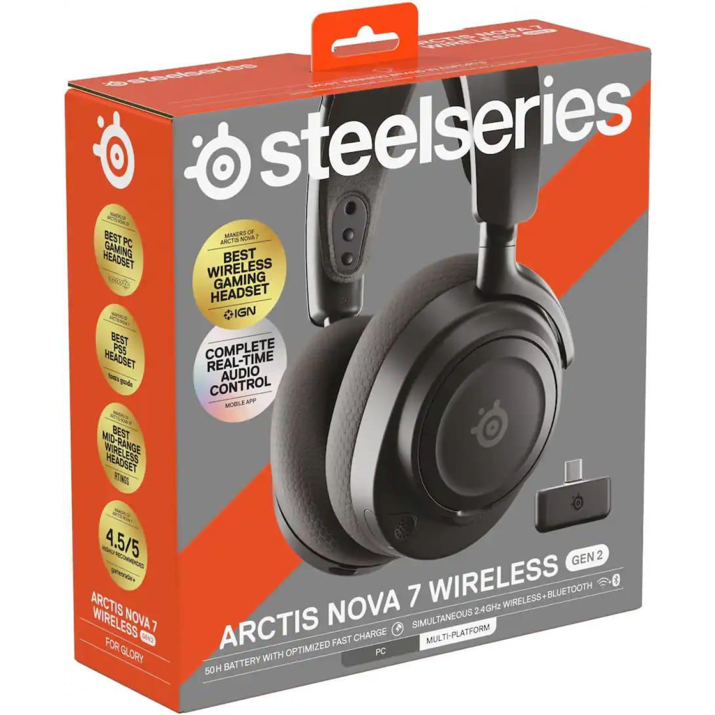 Ігрова гарнітура SteelSeries Arctis Nova 7 Gen 2 Wireless Black (61730)