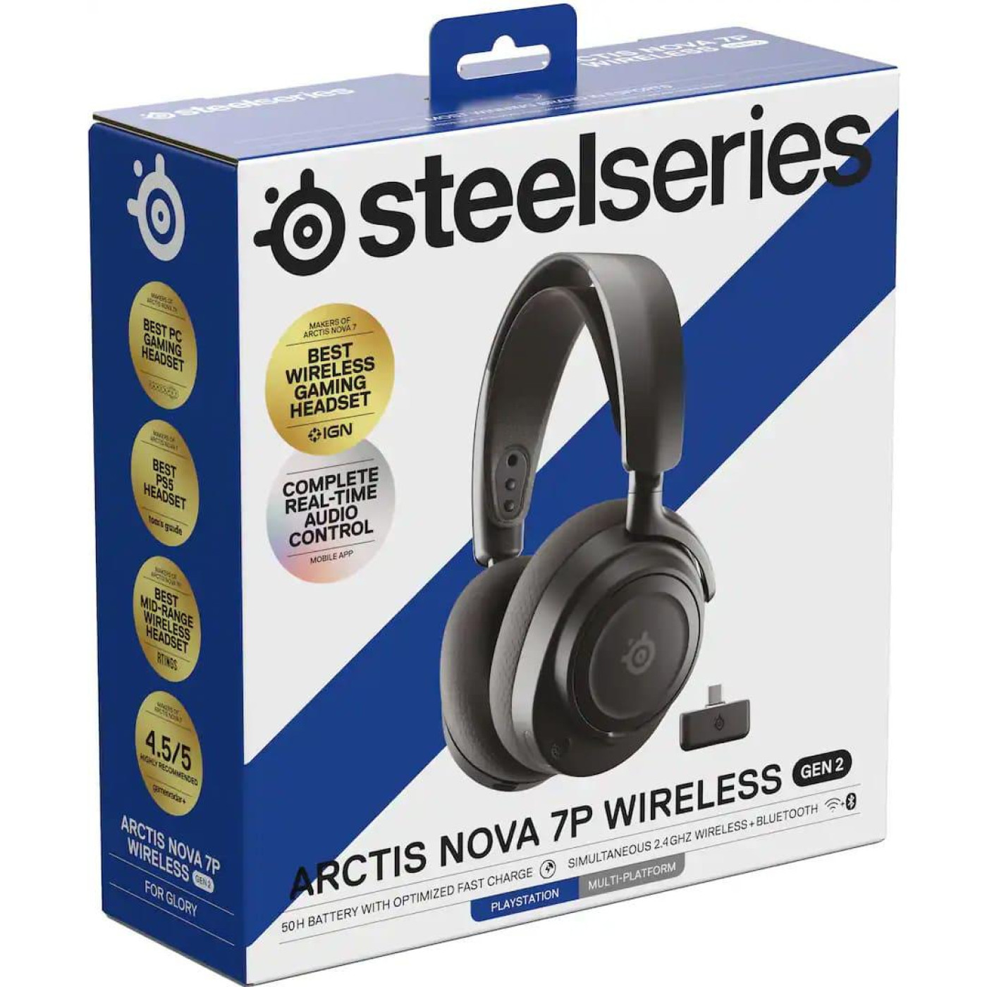 Игровая гарнитура SteelSeries Arctis Nova 7P Gen 2 Wireless Black (61744)