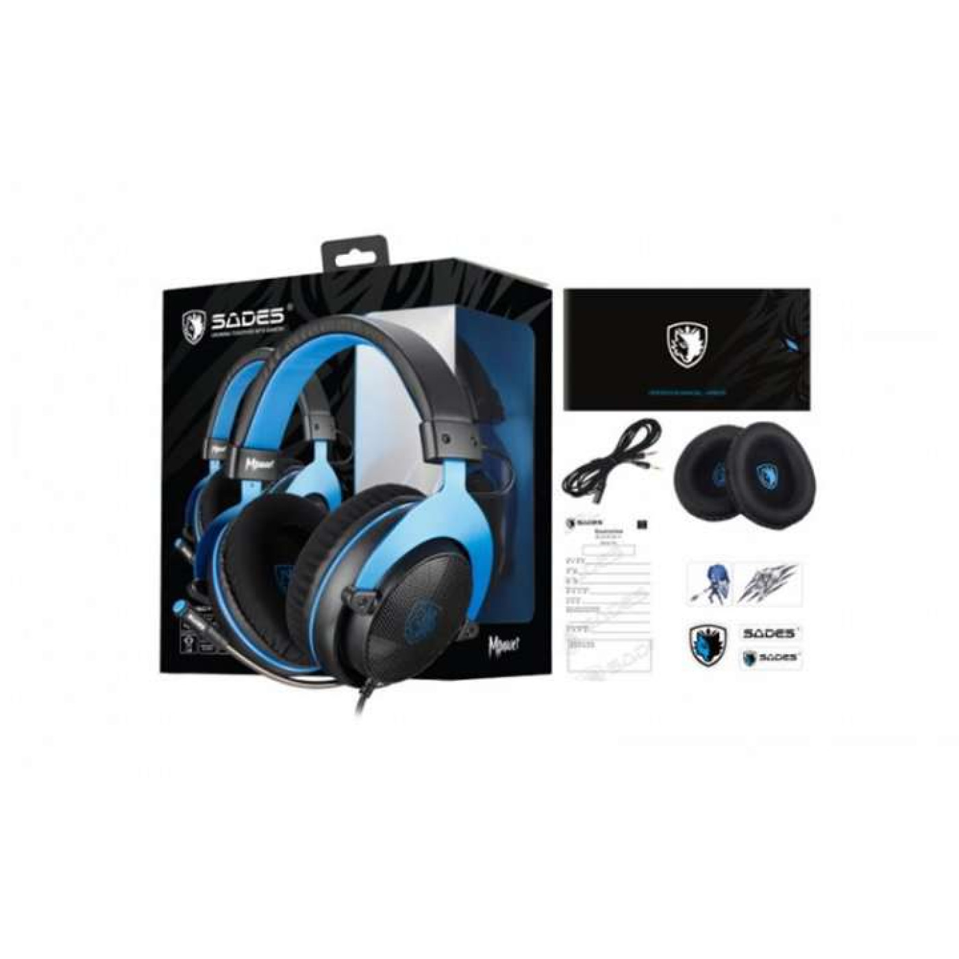 Игровая гарнитура Sades SA-723 Mpower Blue/Black (sa723blj)