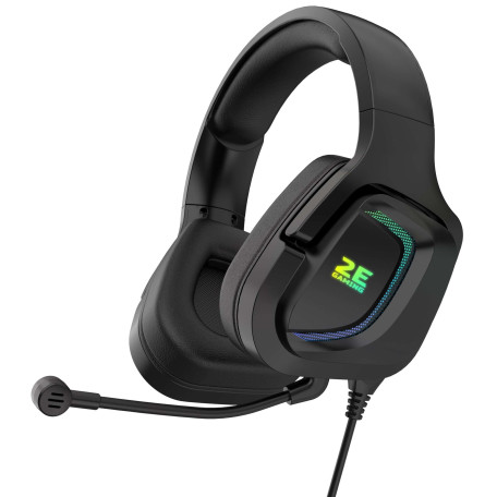 Ігрова гарнітура 2E GAMING HG340 RGB USB 7.1 Black (2E-HG340BK-7.1)
