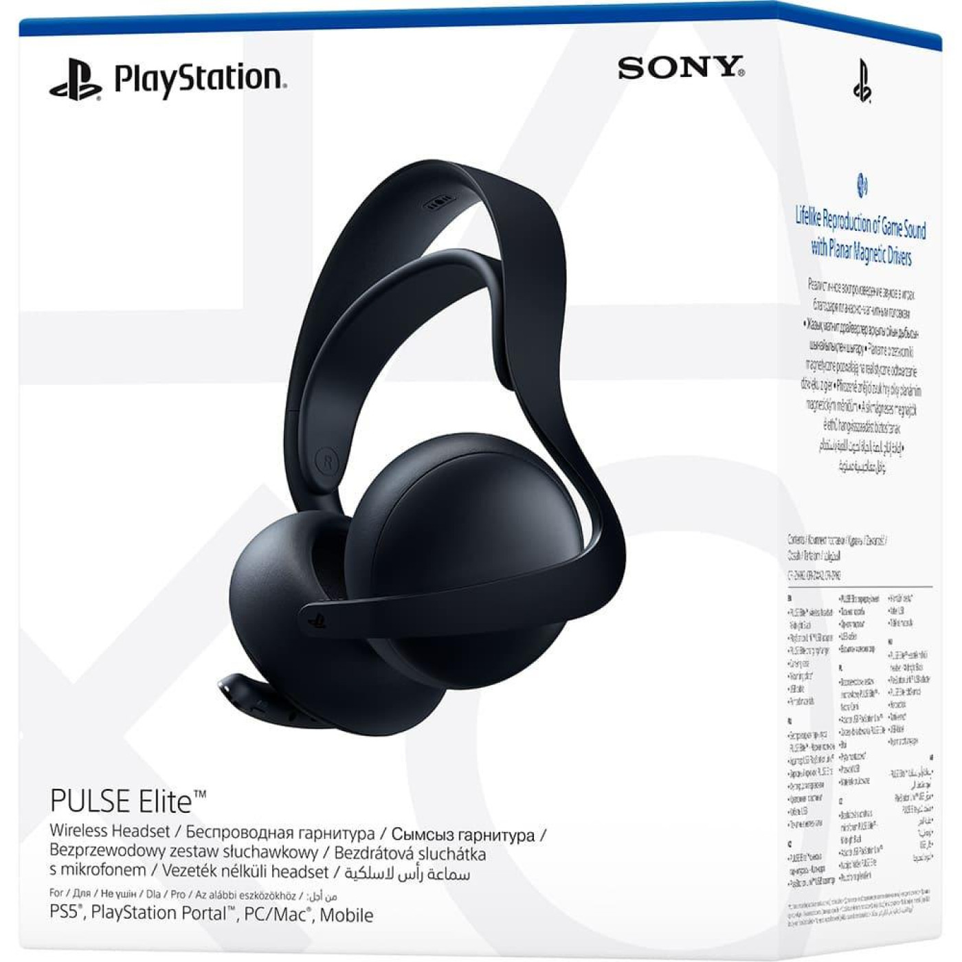 Ігрова гарнітура Sony PlayStation PULSE Elite Wireless Midnight Black (1000044483)
