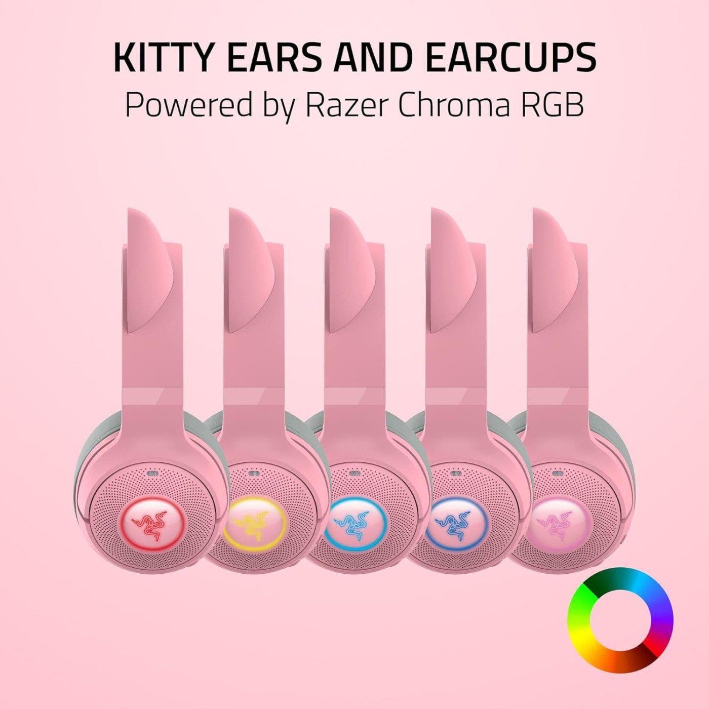 Игровая гарнитура Razer Kraken Kitty V2 BT Quartz (RZ04-04860100-R3M1)