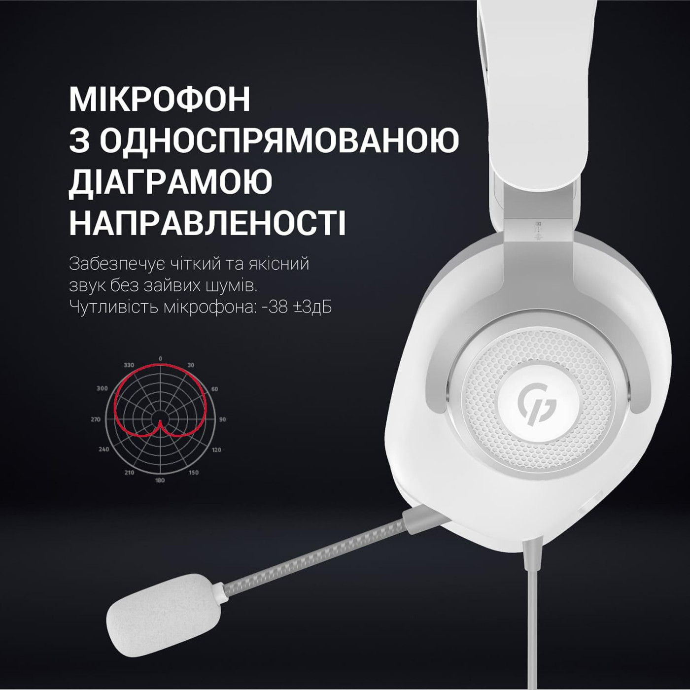 Игровая гарнитура GamePro HS590 White (HS590W)
