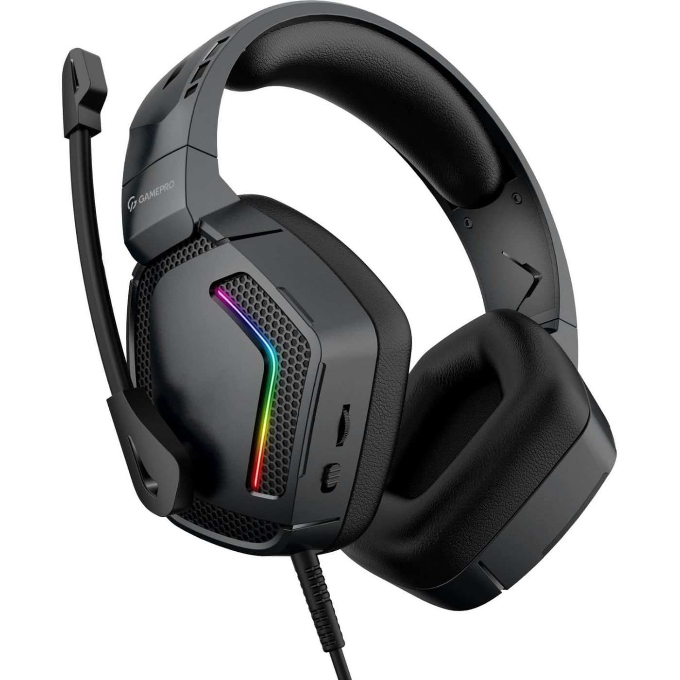 Игровая гарнитура GamePro HS605 RGB Black (HS605)