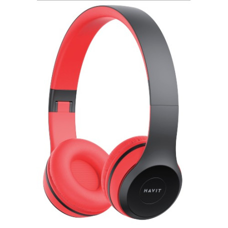 Игровая гарнитура Havit HV-H2575BT Bluetooth, чорно-червони (23959)
