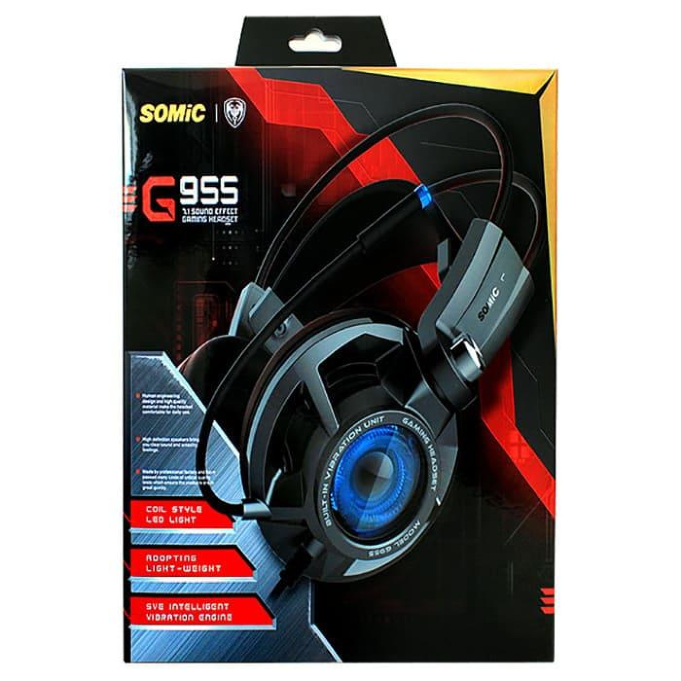 Ігрова гарнітура Somic G955 Black (9590010254)