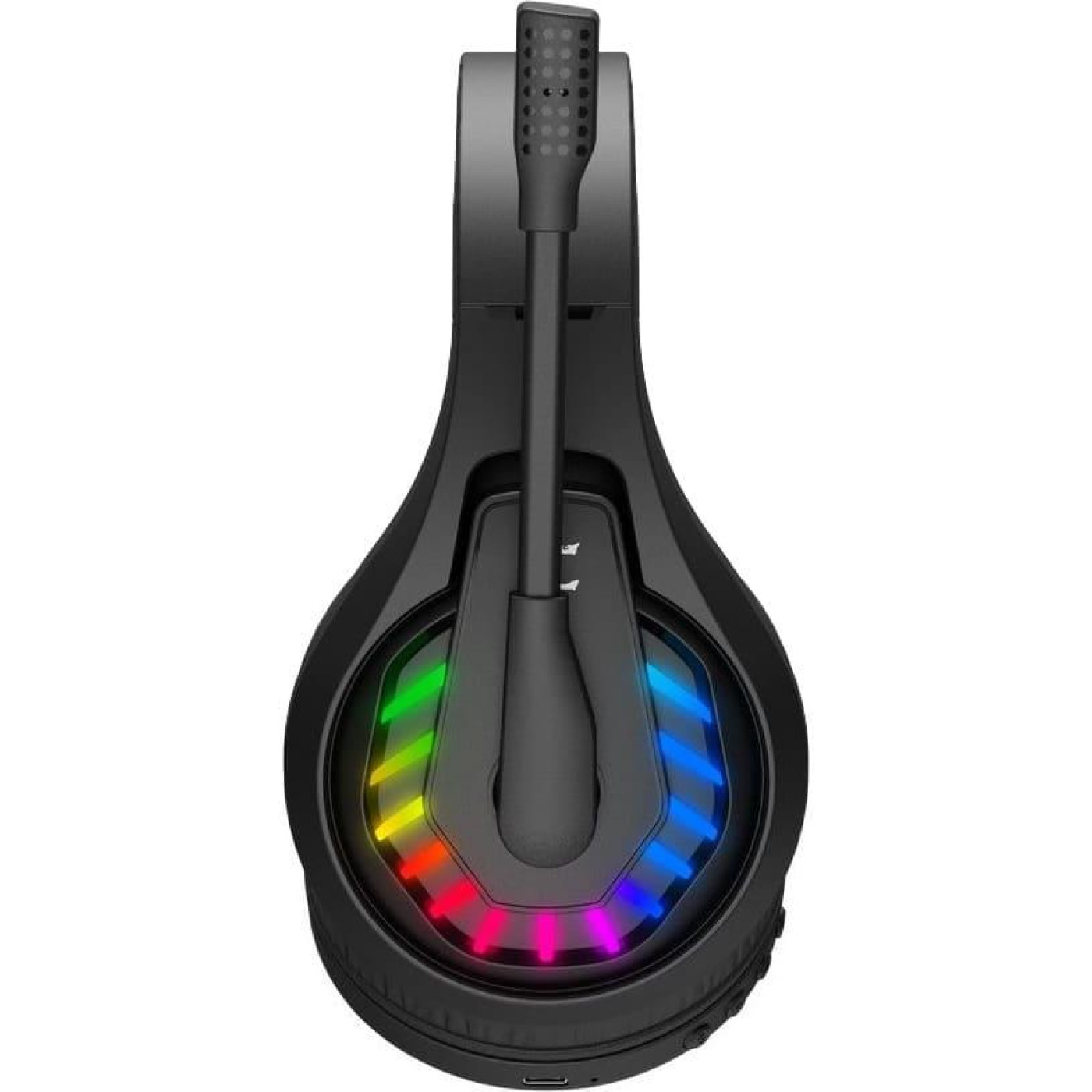 Игровая гарнитура Bloody GR230 з LED пидсвичуванням, чорний колир, Bluetooth v5.2 + 2.4GHz + 3.5 Jack (GR230 (Black))