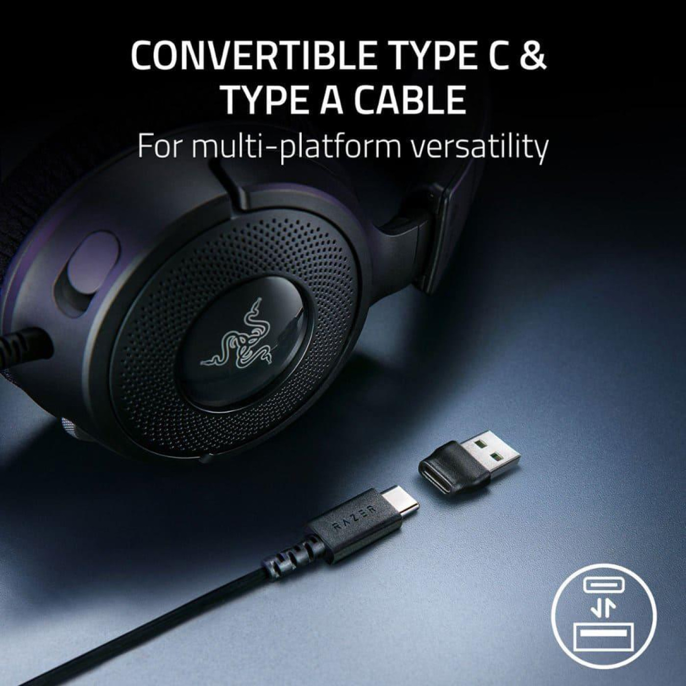 Игровая гарнитура Razer Kraken V4 X (RZ04-05180100-R3M1)