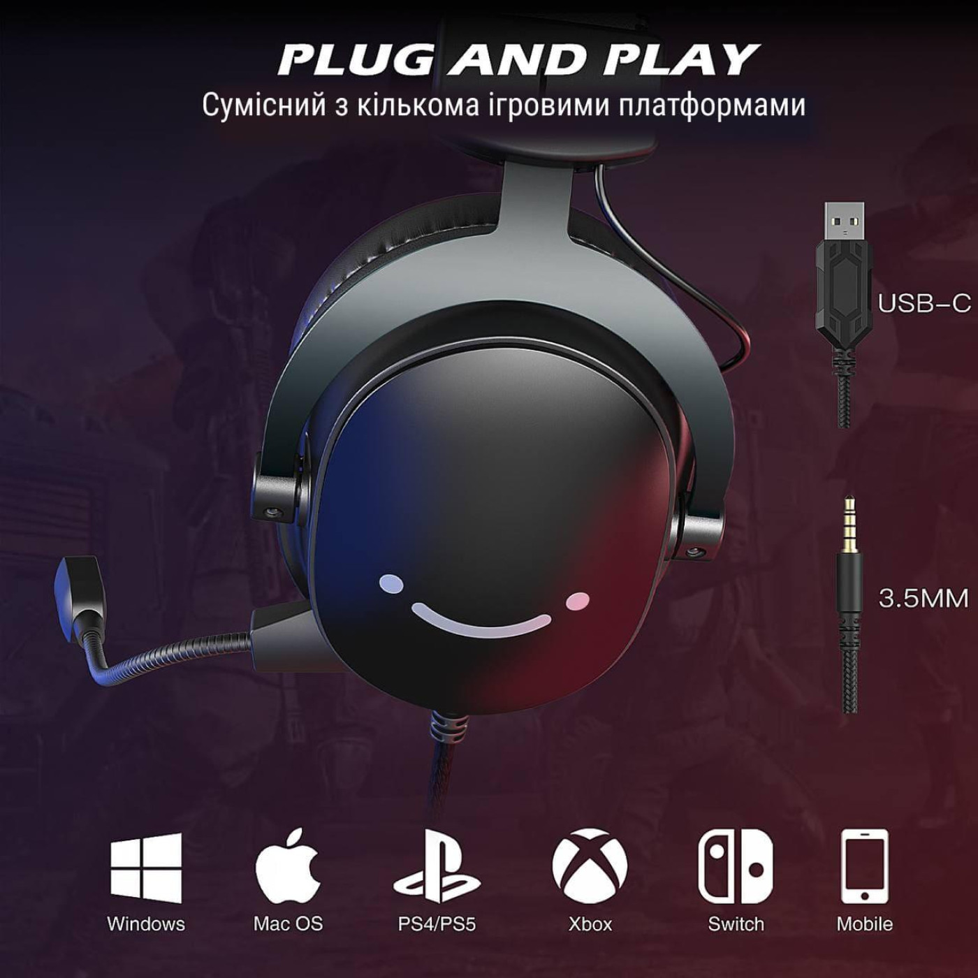 Игровая гарнитура Fifine H9W White (H9W)