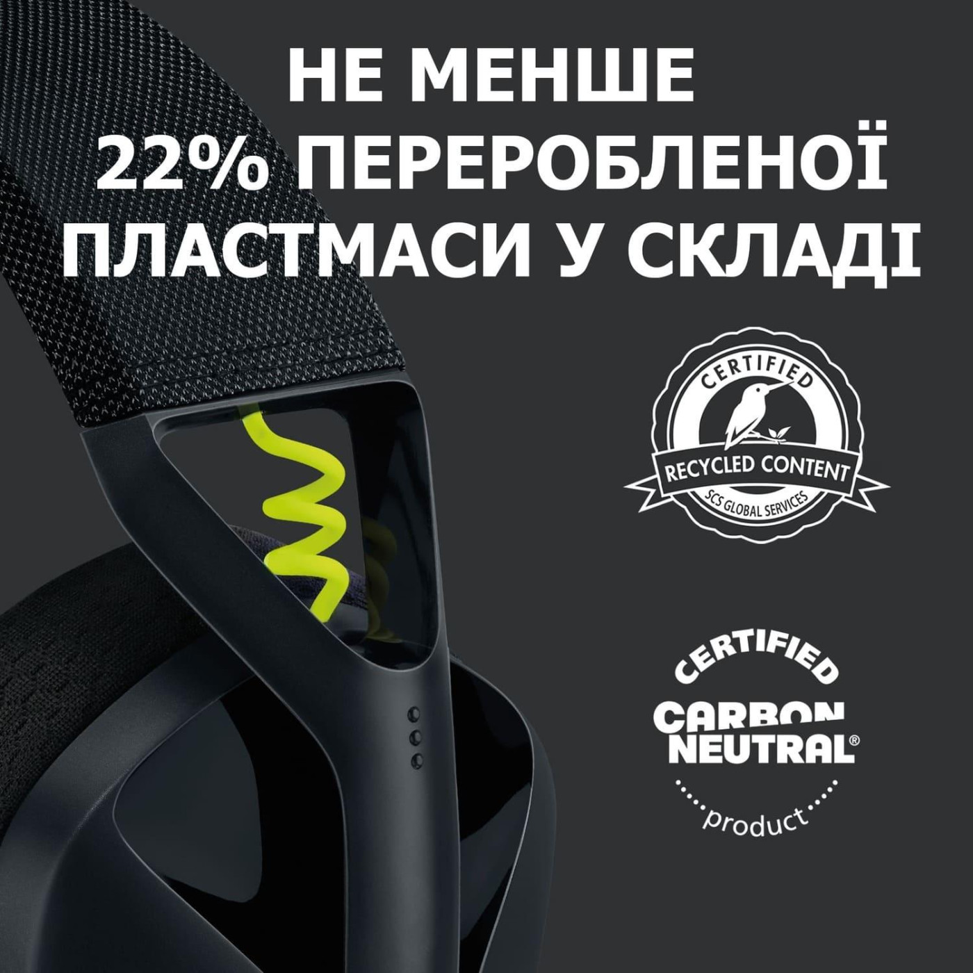 Игровая гарнитура Logitech G435 Lightspeed Wireless Black (981-001050)