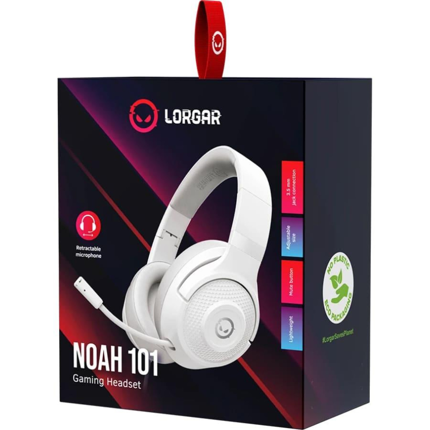 Игровая гарнитура Lorgar Noah 101 Gaming White (LRG-GHS101W)